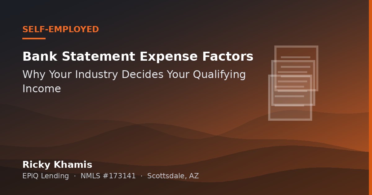 The Expense Factor Table: Why Your Industry Decides Your Qualifying Income