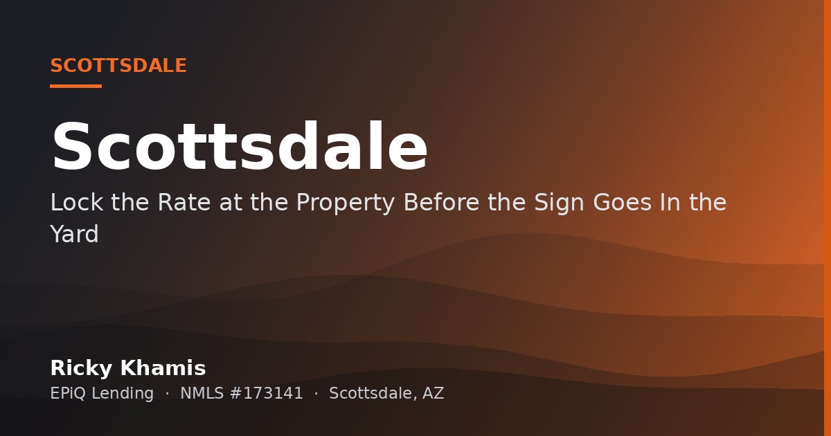 List & Lock: Lock the Rate at the Property Before the Sign Goes In the Yard