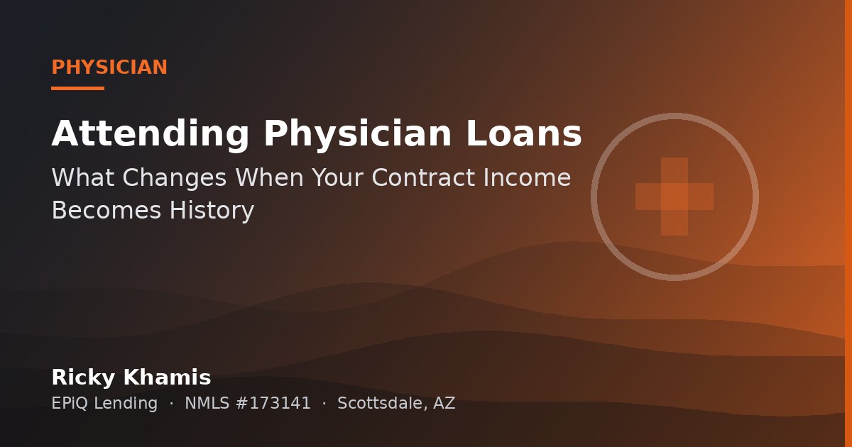 The Second-Year Attending: What Changes When Your Contract Income Becomes History