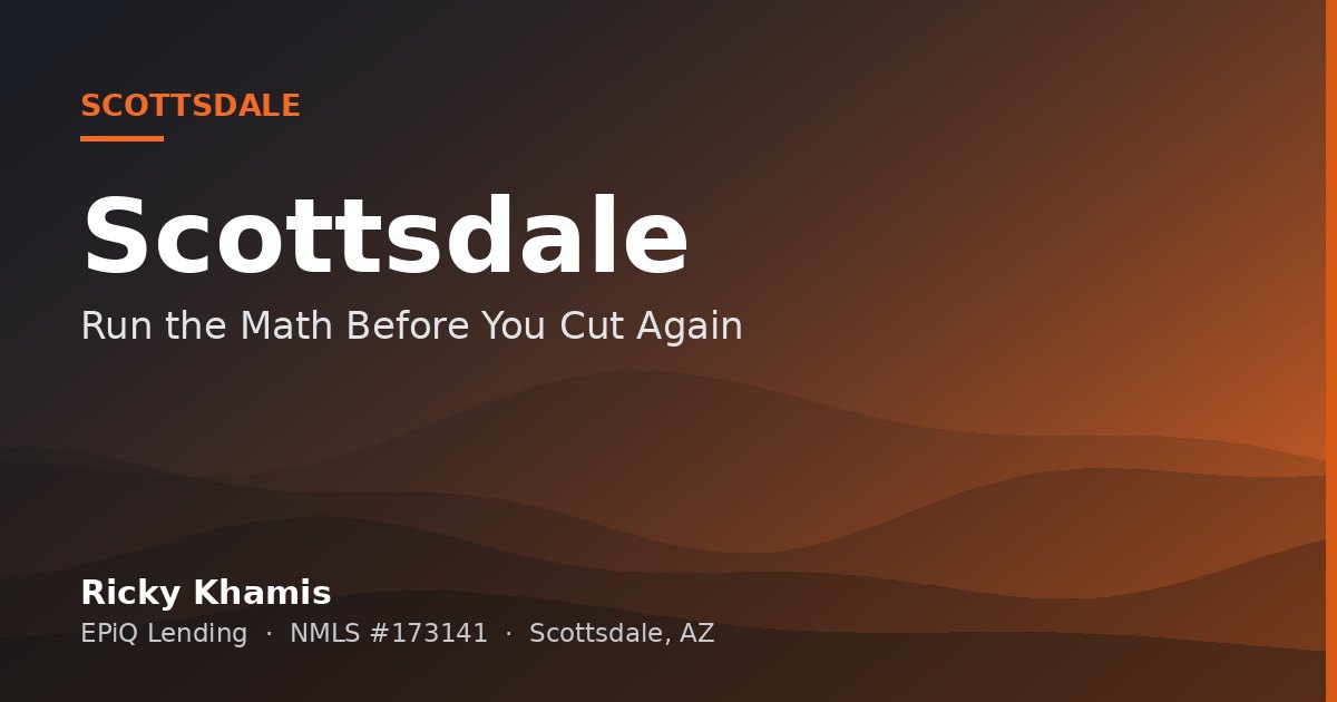 Seller Concession vs Price Reduction: Run the Math Before You Cut Again
