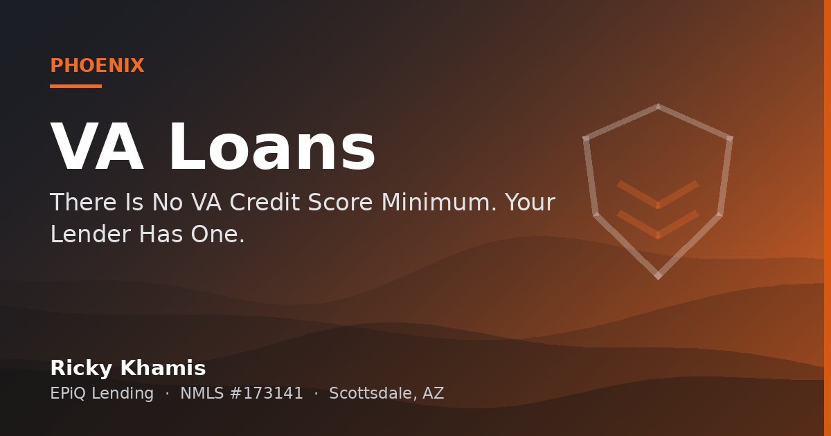 There Is No VA Credit Score Minimum. Your Lender Has One.