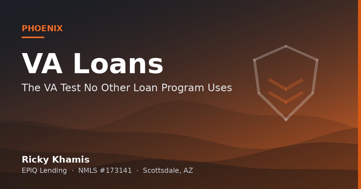 Residual Income: The VA Test No Other Loan Program Uses